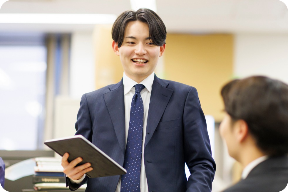売買事業部 営業担当：吉田 インタビュー写真